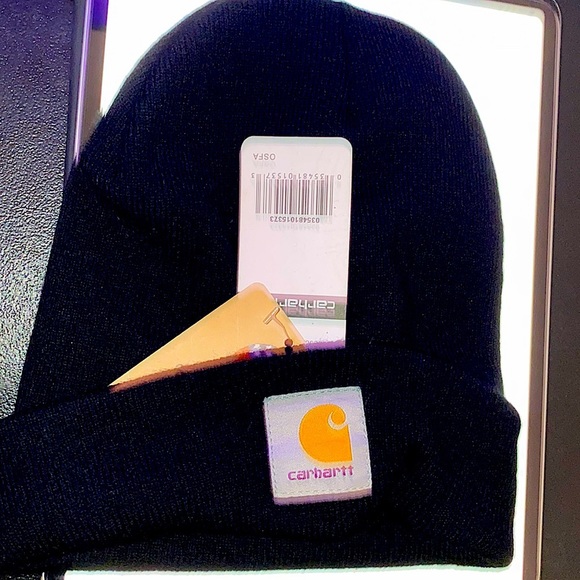Copy - Carhartt black beanie skulls cap brand new with tags authentic black - Picture 8 of 9